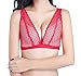 Orilife Women Lace VS Push up Nursing Bra with Fron Button, Black-S