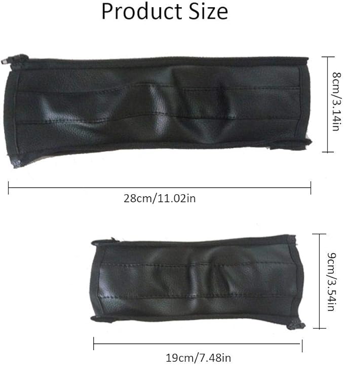 stroller handle cover leather