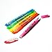 Uni Propus Window Double-Sided Highlighter Pen with 4.0 mm/0.6 mm Twin Tip, 5 Color Set (PUS102T5C)