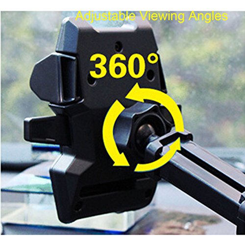 One Hand Operation Mount Car Phone Holder for Car Drivers,iBarbe Universal Windshield Mount/Dashboard Bracket with Adjustable Arm for iPhone X 8/8 Plus 7/7 Plus 6s Plus,Samsung Galaxy s9,S9+,S8 Plus