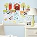 RoomMates RMK1604SCS Happi Barnyard Peel and Stick Wall Decals