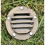 LED Spot Light by MIK Solutions Solid Brass Metal InGround Well Light 7W LED Bulb Landscape Security Lighting for Beautiful Bright Long Lasting Home Garden Patio Deck Pool Area Lighting