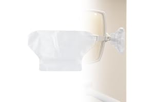 EDWERD Dental Light Handle Clear Cover Sleeve, 500 Pcs U-Shaped Clear Plastic Protectors Fits Most T-Light Handles, Disposable Barrier for Dental Clinic, 3-2/5"x 6"