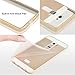 Ebestsale Luxury Anti-scratch Back Cover Case Ultra Slim Aluminum Metal Bumper Frame for LG G2 II D805, Gold