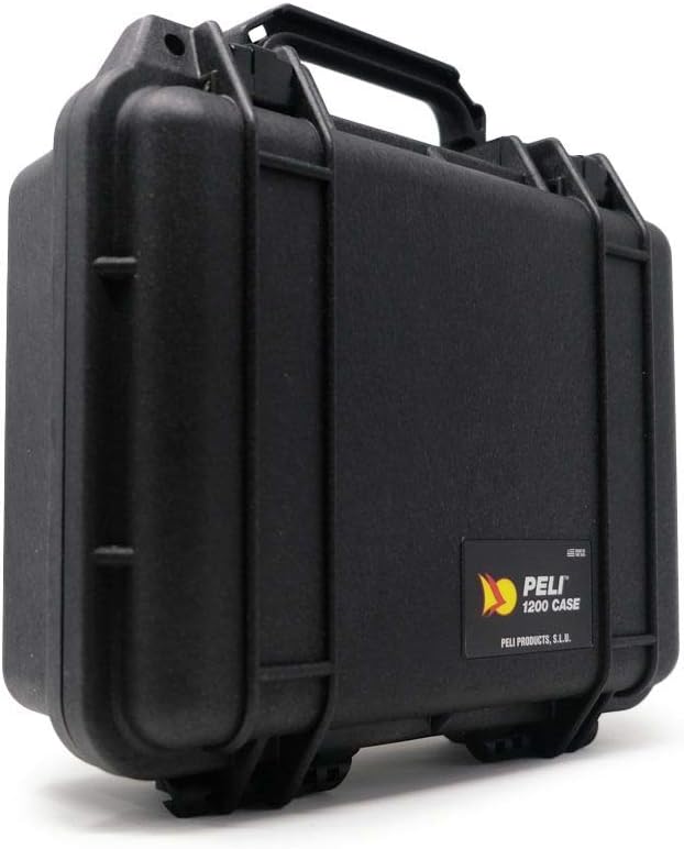 PELI 1200 Impact Resistant Protector Case for Electronics and Cameras IP67 Watertight and Dustproof, 12L Capacity, Made in US - Image 3