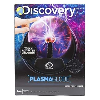 Discovery Plasma Globe by Horizon Group USA – Amazing Touch & Sound Activated , Stem Science, Interactive Electronic for all ages 14 and +…