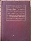 The New Pronouncing Pocket Law Dictionary Being the Third Edition of Cochran's Law Lexicon