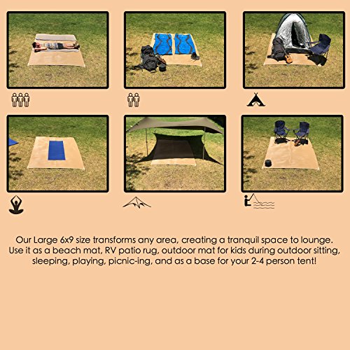 Green Elephant Recycled Plastic Outdoor Rug Reversible Plastic Straw