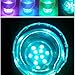 Perfect Holiday LED Color Change Submersible Wedding Party Light Base Vase Remote Control 10 Tricolor Bright Led's