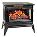 Comfort Smart Jackson Infrared Electric Fireplace Stove Heater, Black - CS-25IR-BLK
