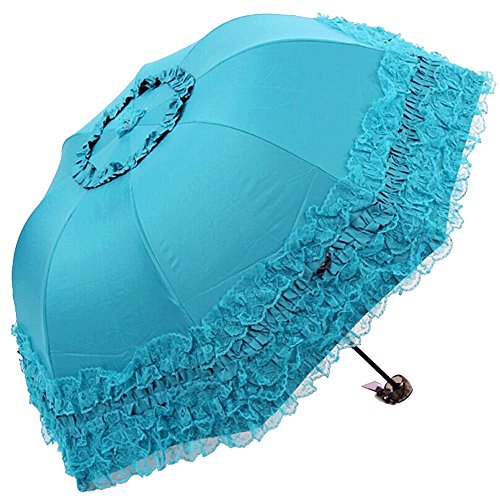 HoneystorePrincess Lace Ultraviolet-Proof Folding Umbrella Anti-uv Dome Parasol