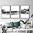 signwin 3 Piece Framed Canvas Wall Art Landscape with Fog Canvas Prints Home Artwork Decoration for Living Room,Bedroom - 16"x24"x3 Panels