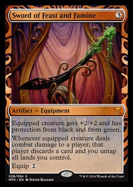 Magic: the Gathering - Sword of Feast and Famine (028/054) - Masterpiece Series: Kaladesh & Aether Revolt Inventions - Foil