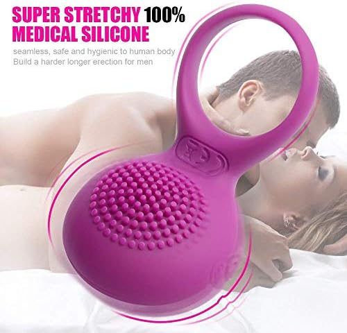 Wearable Rechargeable 100% Waterproof 5 Speeds 5 Modes Delay masseging Ri1ngs