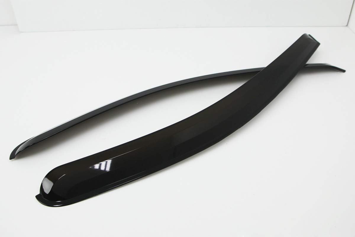 Auto Clover Wind Deflectors Set for Renault Master 2010-2025 (2 Pieces), Tinted Black - Image 3