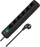 Brennenstuhl - Eco-Line Power Strip with Switch - 6