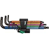 Wera Tools 05073593001 950 SPKL/9 SM N SB Long ARM HEX Key Set, One Size, Multi