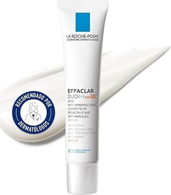 La Roche Posay Tratamento Anti-Imperfeições e Marcas com SPF30, Adequado para Peles Oleosas, Mistas ou Propensas a Acne, Fórmula com Aqua Posae Filiformis, Effaclar Duo (+), 40 ml