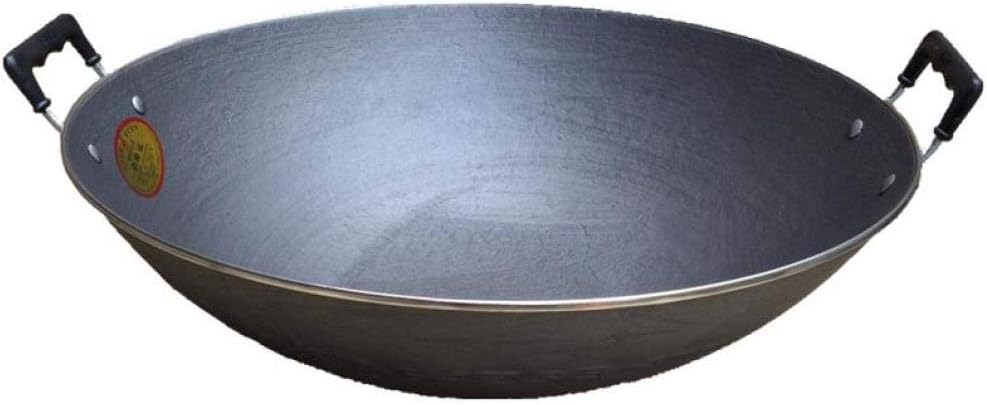 qybmcd Hard Iron Classic Series Non-Stick Frying Pan Wok,34CM