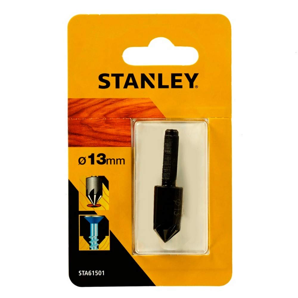 Stanley STA61501-XJ Drill Bit/Drill Bits (Drill, Countersink Drill Bit, Wood, Hex Shank, Black, Blister)