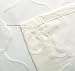 MIUCO Moroccan Embroidery Semi Sheer Curtains Faux Linen Grommet Curtains for Bedroom 52 x 63 Inch 2 Panels, Off White