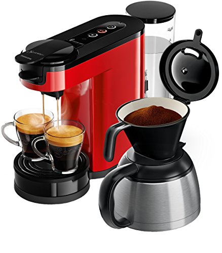 Philips Domestic Appliances Senseo HD6592/80 Switch 2-in-1 Kaffeemaschine, rot