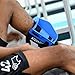 Aquastrength Aquatic Resistance Fins | Increase Drag for Strength & Toning | Pool Fitness Water Leg Weights | Lower Body Pool Weight | Quick Start Guide and Online Programs. (Blue)