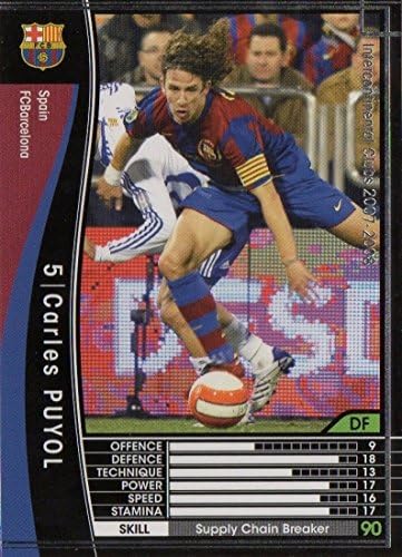 Amazon Wccf 07 08 Fcバルセロナ 黒 293 カルレス プジョル トレカ 通販