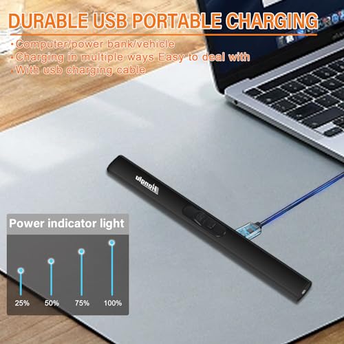 honglu Lighter Electric Lighter, Candle lighters, USB Plasma Long Arc