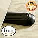 Door Stopper 8 pack Doorstop Wedge For Home And Office Flexible Non Scratching Door Stop Wedges Multi Surface Open Door Holder