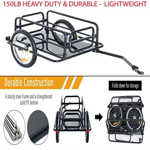 Loopcats 150lb Heavy Duty & Durable Steel Frame Bicycle Bike Cargo