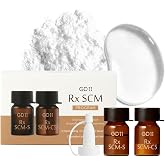 Rx SCM Exosome Ampoule, Freeze-Dried Powder + Moisture Activator (1 Pair) | Fresh-Mix Daily Serum, Stem Cell Exosomes, CICA + Panthenol for Deep Hydration, Soothing &amp; Firming, Korean Skincare