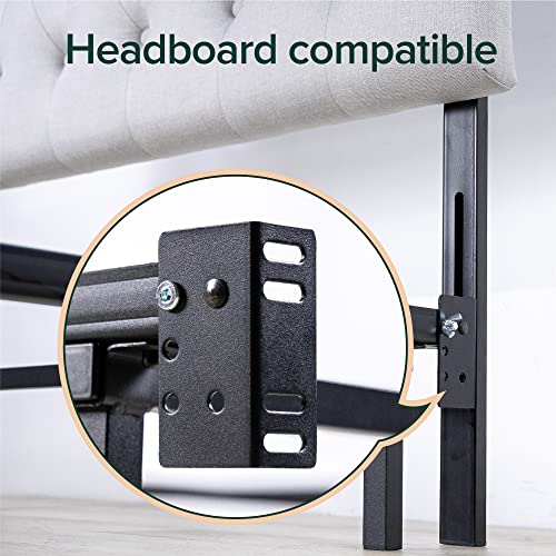 ZINUS Compack Metal Bed Frame, 7 Inch Support Bed Frame for Box Spring