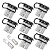 LITE-WAY 6-10 Gauge Battery Quick Disconnect/Connector Kit - 50A(12-36V) 8pcs Quick Connect/Disconnect Wire Harness Plug for Recovery Winch Trailer Driver Electrical Devices, 1 Year Warranty