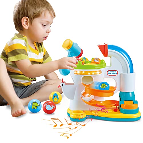 Electronic Hammer Pounding Toys for Toddlers,Preschool Pound a Ball