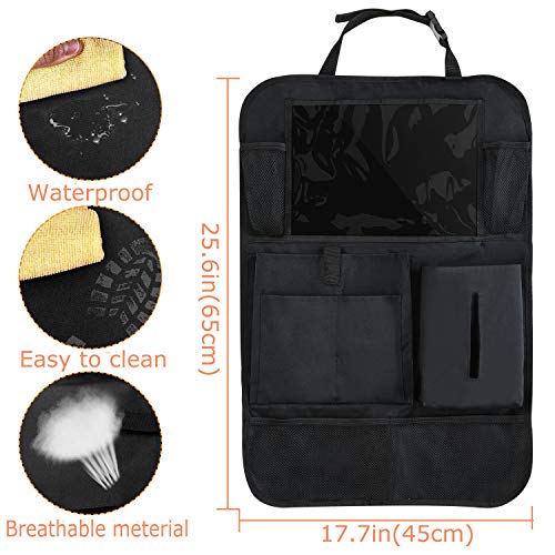 image for HmiL-U Car Seat Back Organizers | with 10