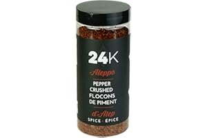 Crushed Aleppo Peppers - 150g | Bright, Fruity, Aromatic Halaby Pepper, Turkish, Middle Eastern, and Mediterranean Cuisine