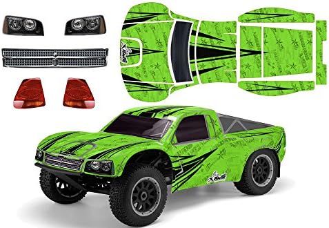 Designer Decal for Losi TEN-SCTE 1/10 (#LOSB8028) AMRRACING RC Kit - Contender - Black/Green
