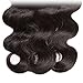 KLAIYI Hair Malaysian Body Wave Hair 3 Bundles Good Quality Grade 6A Raw Virgin Hair Weave Human Hair Extensions Natural Hair Color 95-100g/pc (8 10 12Inch )