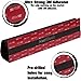 J Channel Cable Raceway with 3M Adhesive – 4 12 Inch Pieces – Large Cord and Wire Organizer Under Desk Cable Management – Cord Covers and Wire Hiders – with Hardware – TV Cable Hider Cord Concealer