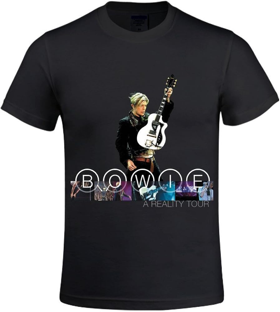 David Bowie A Reality Tour T Shirts For Homme Crew Neck Medium Amazon