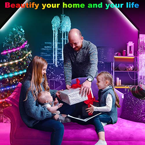 50ft Led Strip Lights Smart Sync Music Led Lights for Bedroom Home Decoration, APP Control - Image 3