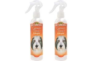 Bio-Groom Groom'n Fresh Dog Cologne - Deodorizing Spray, Dog Bathing Supplies, Puppy Wash, Cat & Dog Grooming Supplies, Cruelty-Free, Made in USA, Dog Perfume - 8 fl oz 2-Pack