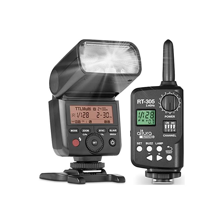 Altura Photo AP305N Camera Flash Light with Manual Trigger for Nikon