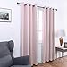 MANGATA CASA Pink Blackout Curtains 84 Inches Long for Girls Bedroom-Grommets Window Curtain 2 Panel Sets for Living Room-Room Darkening Thermal Curtains & Drapes (Pink,52x84inch)