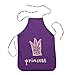 1 X Canvas Child Purple Apron