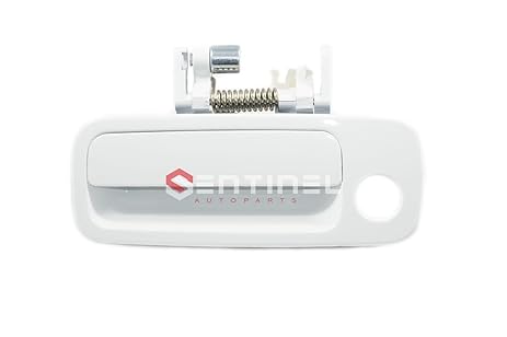 Sentinel Parts 97 01 Toyota Camry Front Left Driver Side Outside Door Handle 040 White