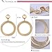 LILIE&WHITE Big Drop Dangle Earrings in Round Hoop in Gold Plating Trending Fashion Jewelry