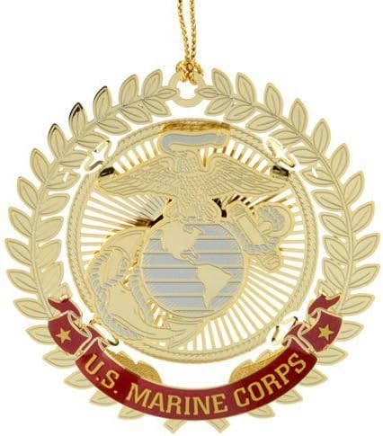 ChemArt United States Marine Corps Logo Ornaments