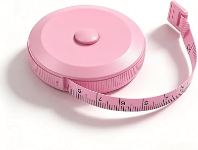 WINTAPE 2pcs Measuring Tape 60 Inch Pink Retractable Dual Sided